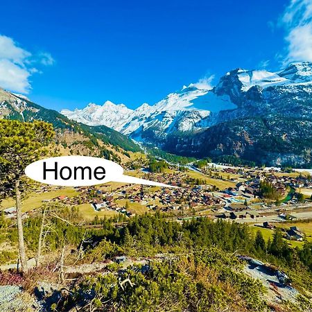 Bellevue & Classy Mountain View Apartment Kandersteg Luaran gambar